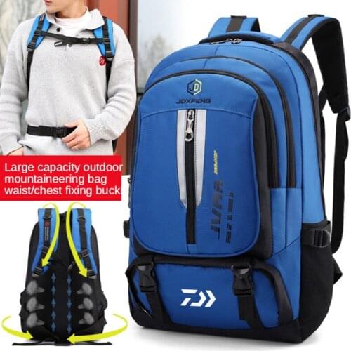 Daiwa Fishing Bag Outdoor Mountaineering Bags Water Repellent Nylon Shoulder Bag Men And Women Travel Hiking Camping Backpack