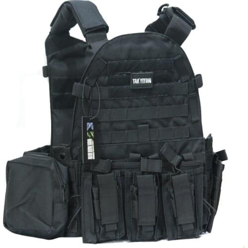 TAK YIYING Tactical Vest Body Armor With Mag Pouches Hunting Airsoft Military Combat Gear