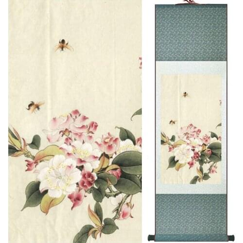 Top quality Flower painting Chinese wash painting home decoration painting Chinese traditional art panting No.32316