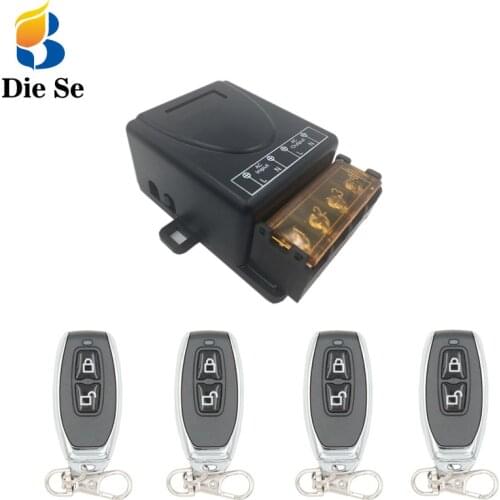 High-Power 2000W 433MHz RF Remote Control AC 75V~220V 1 Relay Receiver Wireless Remote Control Factory Farm Ventilation Pump LED