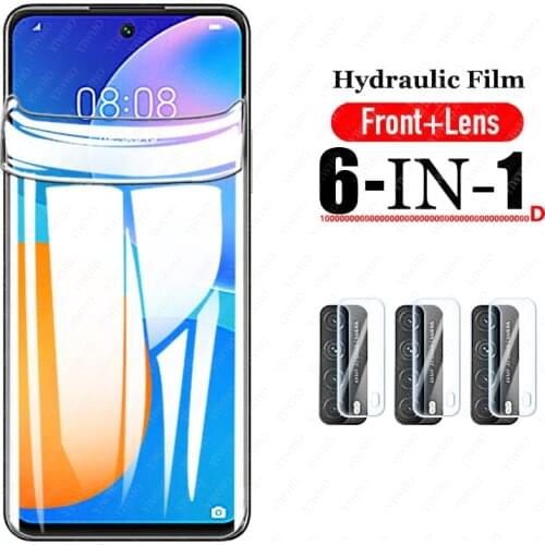 Screen Protector for Huawei P Smart 2021 Hydrogel Film Protective for Huawei P Smart Psmart Huaweip Smart 6.67 Camera Glass Film
