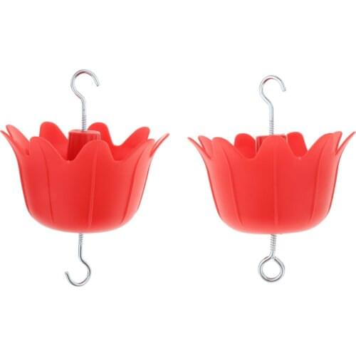 2pcs Hummingbird Feeder Hook Insect Guard Hummingbird Feeder Ant Moat Ant Guard for Hummingbird Feeders Outside Garden