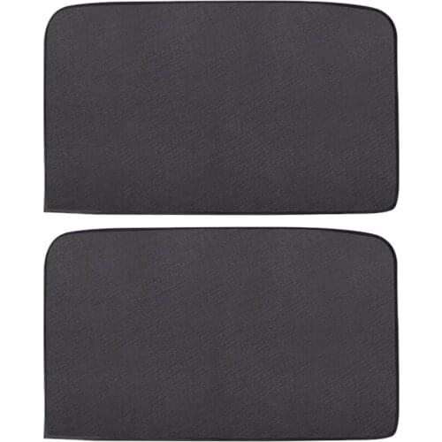 2pcs Thickened Magnetic Car Sun Shade UV Protection Car Curtain Car Window Sunshade Side Window Mesh Sun Visor Summer Protection