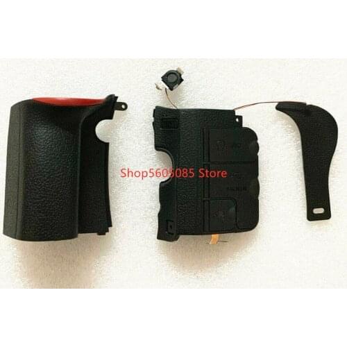 3PCS For Nikon D600 D610 Front Cover Main Grip Hand Handle Holding + Thumb + Left Side Case Rubber Original