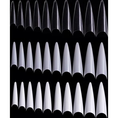 600 Packs/bags Nail Art French Nails Seamless Nails Ballet Nails Transparent Nails Toenails Toenails Nail Pieces Nail Fake