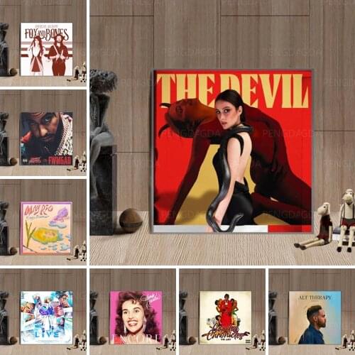 Home Decoration Painting Fashion Cover Canvas Print Poster Modern Portrait Wall Art Modular Picture Bedroom Background Framework