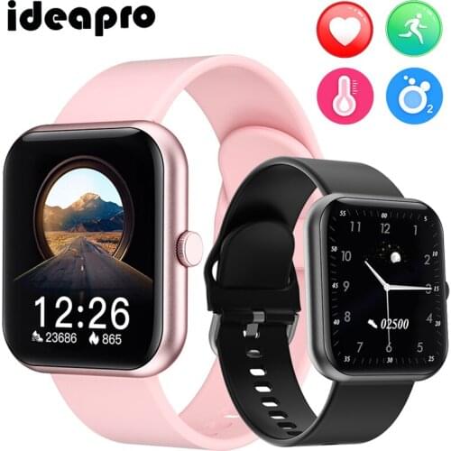 Ideapro I8 Sport Smart Watch 1.7" IPS Screen Blood Pressure Oxygen Heart Rate Monitor Smartwatches Long Standby Activity Tracker