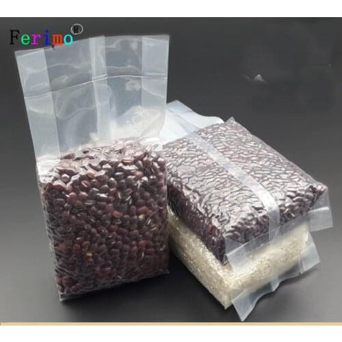 100pcs 1 - 5 kg rice brick bags, rice frilled vacuum bags coarse cereal bag stereo quartet organ bags