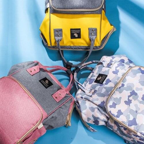 Fashion Mummy Maternity Nappy Bag Large Capacity Nappy Bag Waterproof Travel Backpack Nursing Bag For Baby Care Fashion Backpack