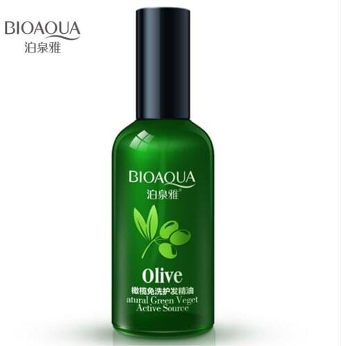 50ml Pure Plant Olive Hair Essential Oil Hair Conditioner Scalp Treatment for Dry and Damaged Hair Dyed Curly Straight Hair Care