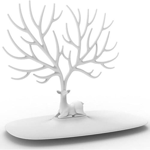 Deer Head Jewelry Display Stand Necklace Storage Holder Women Jewelry Pendant Earrings Necklace Display Stand High Quality