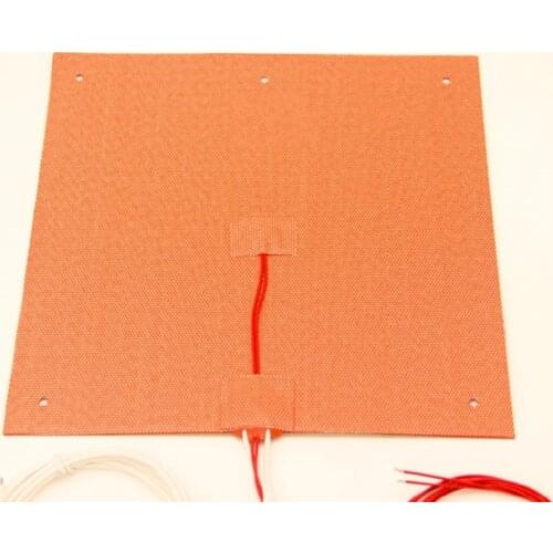 Silicone Heater 245X245mm 350W 220V for Ultimaker Clone CL260 3D Printer Heated Bed,Build Plate Heating Element