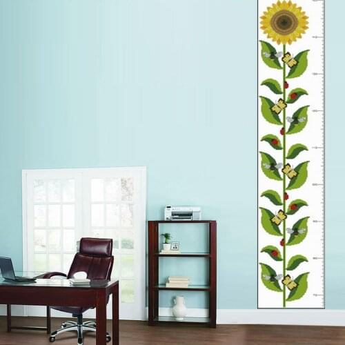 7 Height Chart Table With Length Scale Baby Counted Cross Stitch Kit Cross-stitching Package Cross Stich Gift to Your Baby