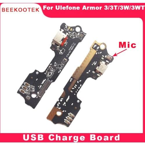 Ulefone Armor 3, 3T, Armor 3W, Armor 3WT USB board Charger Port Dock Charging TYPE-C Slot Original Parts FREE SHIPPING