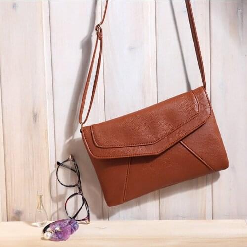 Vintage Leather Handbags Hot Sale Women Wedding Clutches Ladies Party Purse Famous Designer Crossbody Shoulder Messenger Bags