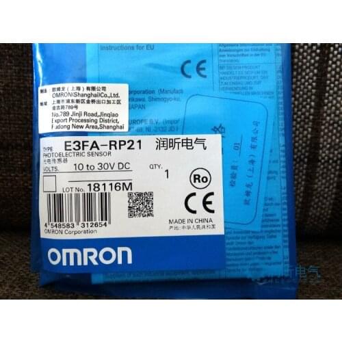 [ZOB]OMRON brand new genuine sensor E3FA-RP21 genuine guarantee SENSOR SWITCH--2PCS/LOT