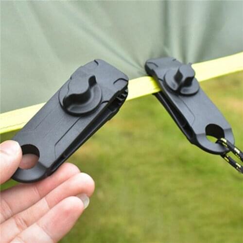 10pcs Tent Anchor Buckle Tarpaulin Clips Quality Durable Outdoor Camping Tent Hook Windproof Rope Barb Clip