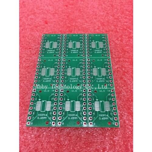 20PCS TSSOP16 SSOP16 MSOP16 SO16 SOP16 SOIC16 turn DIP16 1.27MM / 0.65MM IC adapter Socket / Adapter plate / PCB