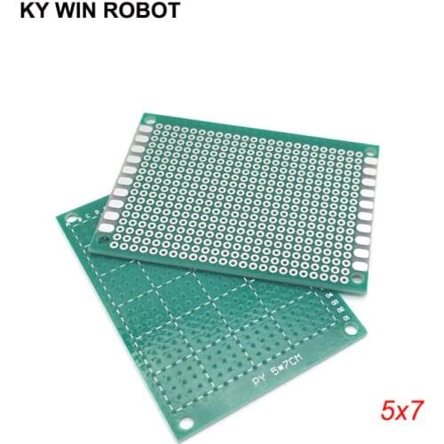 5pcs 5x7cm 50x70 mm Single Side Prototype PCB Universal Printed Circuit Board Protoboard For Arduino