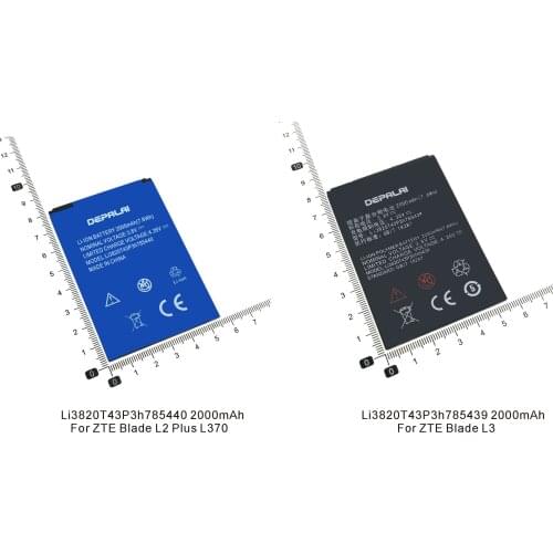 Li3820T43P3h785440 Li3820T43P3h785439 For ZTE Blade L2 Plus L370 Blade L3 High quality battery Mobile Phone Battery