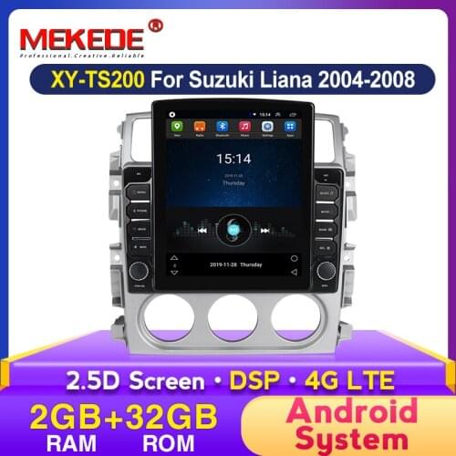 9.7'' Car Radio For Suzuki Liana Android 2004-2008 Multimedia System Android With 2.5D Touch Screen DSP Wifi BT 2din GPS Player