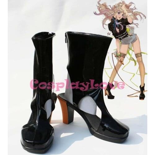 Custom-made Macross Frontier Sheryl Nome Black Cosplay Shoes Boots Hand Made For Halloween Christmas Festival CosplayLove