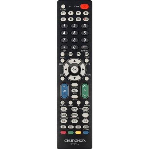 Chunghop SR-915E Remote Control Universal for Sharp LCD TV GA666WJSA GA921WJSA GA763WJSA GA490WJSA GA920WJSA GA956WJSA GA782WJSA