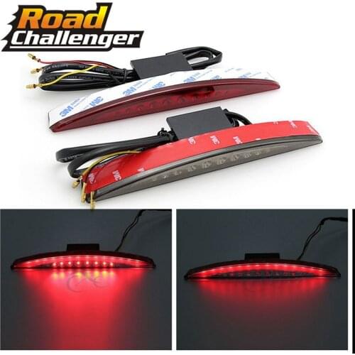For Harley Breakout FXSB 2013 2014 2015 - 2017 Motorcycle Accessories Smoke Rear Fender Tip LED Brake Tail Light Lamp