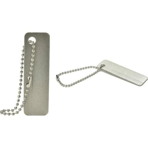 Pocket Diamond Stone Sharpener Keychain For Knife Fish Hook Finger Nail File Outdoor Camping Sharpeners Tool Portable EDC