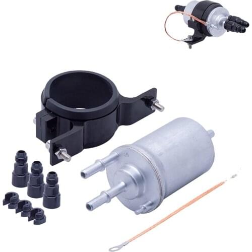 4.0Bar Fuel Pressure Regulator Filter Kit with AN6 Fittings and Clamp for VW Jetta Golf MK5 MK6 Polo IBIZA AUDI A3 TT