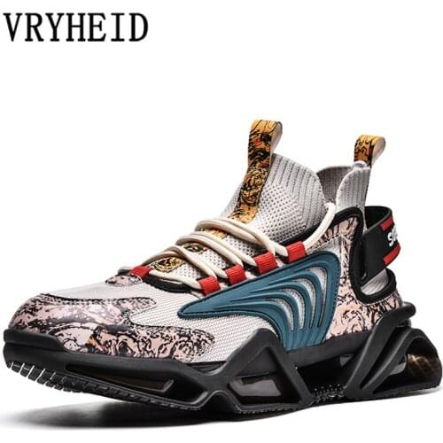VRYHEID Super Cool Casual Men Shoes High Quality Men Running Shoes For Outdoor Comfortable Men Trianers Sneakers Men Sport Shoes