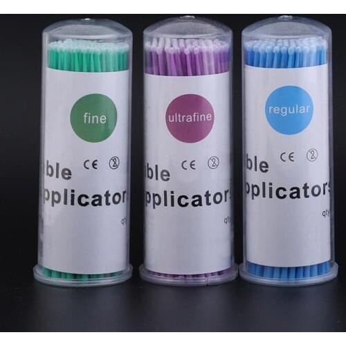 500pcs Disposable Makeup Cotton Swabs Eyelash Extension Mini Individual Applicators Home Mascara Brush Cotton Soft Swab S M L