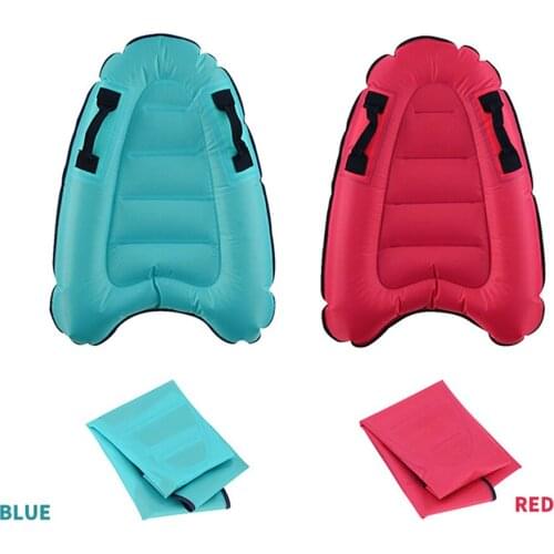 Outdoor Inflatable Surfboard Solid Color Buoy Kickboard Kids Safe Sea Surfing Board Swim Lightly Kick Board Surfing Bodyboard