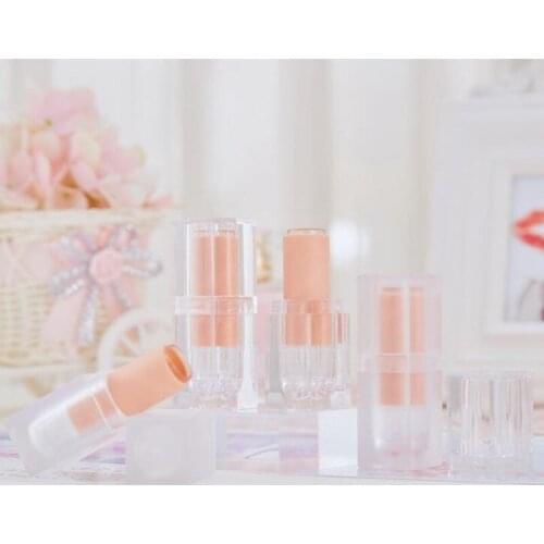 Wholesale 12.1MM Lipstick Containers Empty Lipstick Tubes Lipgloss Tubes Lip Glaze Bottles Clear Square lip Tubes Packing