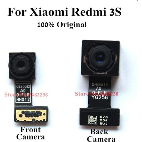 Original Front Back Camera Flex Cable For Xiaomi Redmi 3S Rear Main Camera Module Connector Replacement Parts