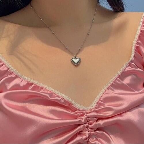 New Trendy Metal Butterfly Moon Heart Pendant Necklace for Women Multilayer Necklace Set Gift Girl Dropshipping Jewelry