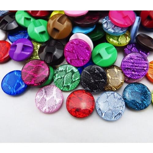 40PCS 15MM mixed/single Sequins RESIN buttons bling coat boots sewing clothes accessory sweater decoration garment button R-115
