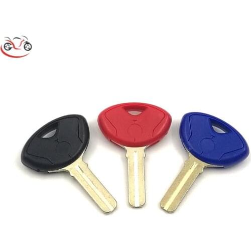 Motorcycle Blank Key Uncut Blade For BMW K1300S F800 R1200GS K1200R R1200RT F650G F800G S1000RR R1200 K1200 K1300 RT Red Blue