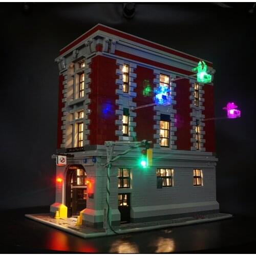LED Light Set For 75827 Ghostbusters Firehouse Headquarters Blocks Bricks Only Lighting Kit Not Include Model