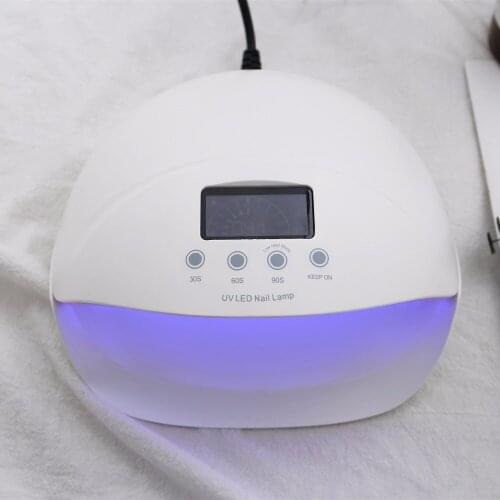 ENNKE Professional 50W LED UV Lamps for Nail Gel Polish Infrared Sensor Double Light Auto Timer Button Nail Dryer Tool 100-240V