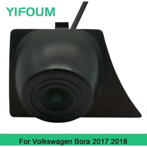 YIFOUM HD CCD Car Front View Parking Night Vision Positive Waterproof Logo Camera For Volkswagen VW Bora 2017 2018