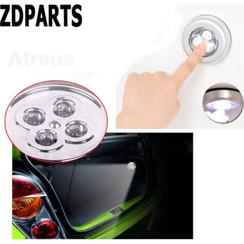 ZDPARTS 1X Car Warning Emergency Touch Reading Lights 4 LED For Volkswagen VW Golf 4 5 7 6 MK4 Honda Civic 2006-2011 Accord 2003