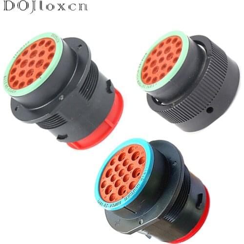 1 Set 19 21 Pin Original USA TE/Deutsch Connector HDP Series Connector With Terminal HDP24-24-21PE HDP26-24-21SE HDP24-24-19PE