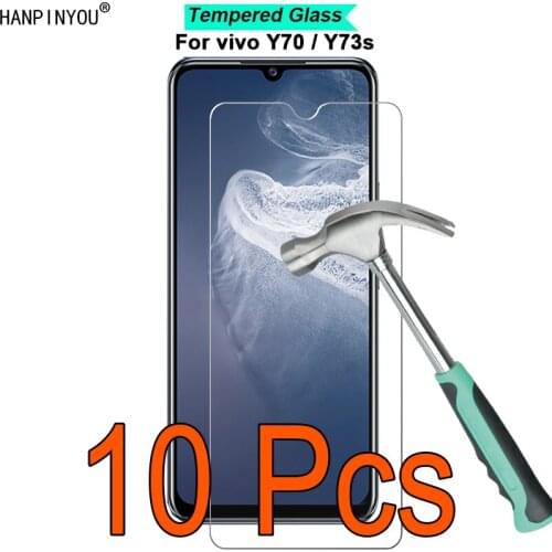 10 Pcs/Lot For vivo Y70 / Y73s 6.44" 9H Hardness 2.5D Ultra-thin Toughened Tempered Glass Film Screen Protector Guard
