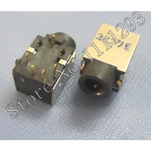 10pcs/lot Headphone Jack MIC Jack for HP compaq cq321 cq320 cq325 cq326 CQ420 CQ421 CQ621 CQ620 CQ625 CQ626 etc Audio Connector