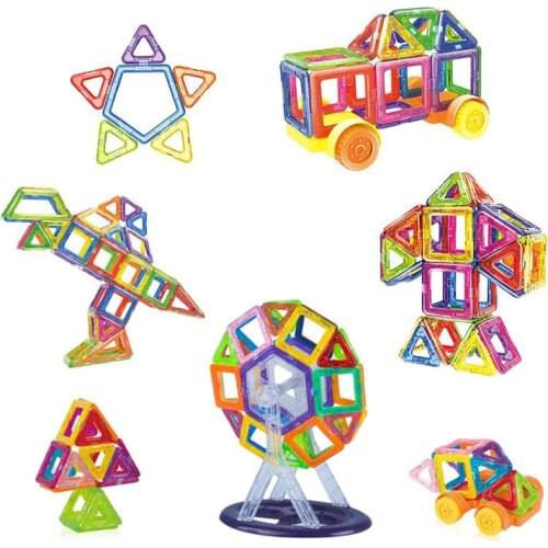 110-184pcs Mini Size Magnetic Designer Magnetic Blocks 3D Modeling Construction Building Blocks Toys for Children Birthday Gifts