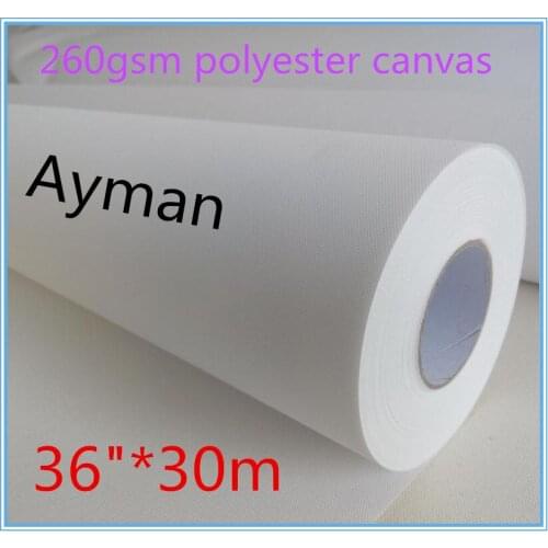 36"*30m MOST POPULAR! waterproof glossy inkjet printing canvas in roll