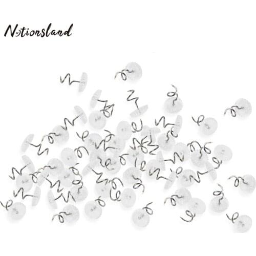 50/100pcs Clear Heads Twist Pins Plastic Head Pin for Upholstery Slipcovers and Blankets Sofa Plastic Head Screw Nail Set