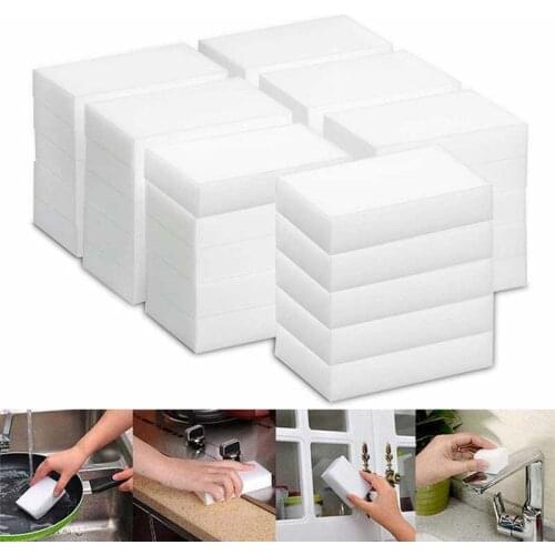 20/50/100Pcs Magic Sponge Melamine Foam Cleaning Eraser Home Kitchen Bathroom Nano Sponges Cleaning Accessories 10*6*2cm