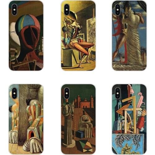 Giorgio de Chirico painting Accessories Phone Cases Covers For Xiaomi Redmi Note 3 4 5 6 7 8 Pro Mi Max Mix 2 3 2S Pocophone F1